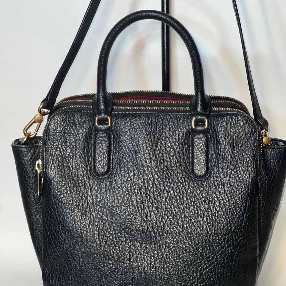 Marc by Marc Jacobs Roaster Satchel Black Leather